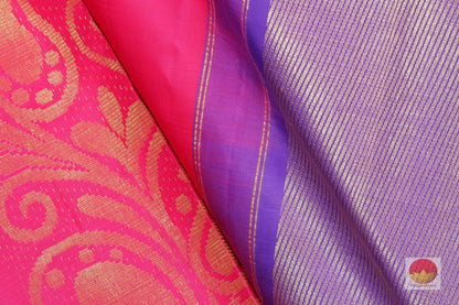 Traditional Design Handwoven Pure Silk Kanjivaram Saree - PV G 1721 - Archives - Silk Sari - Panjavarnam