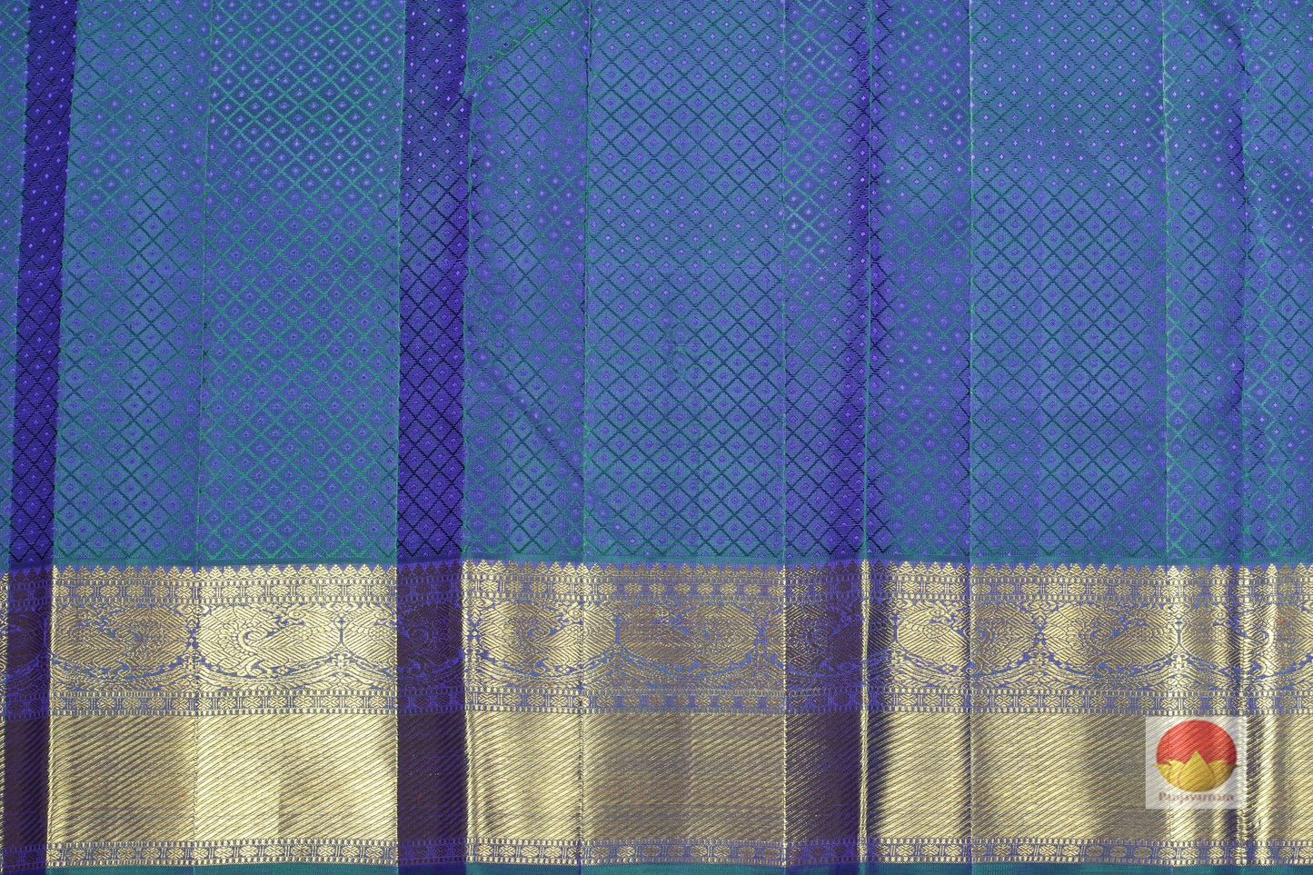 Traditional Design Handwoven Pure Silk Kanjivaram Saree - Silk Brocade - PA SVS 9207 Archives - Silk Sari - Panjavarnam