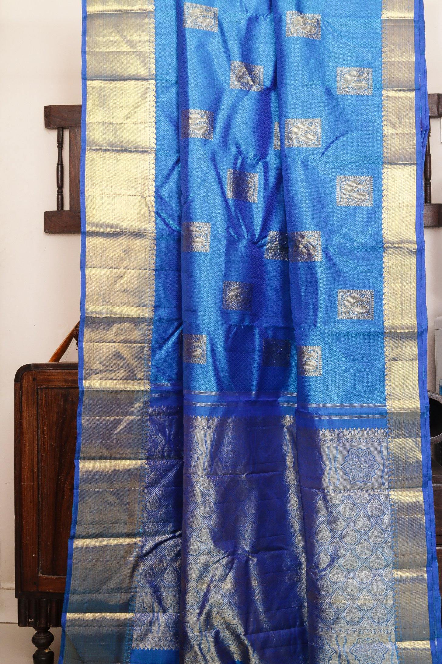 Traditional Design Handwoven Pure SIlk Kanjivaram - Silk Jacquard - PVJL 0718 1530 Archives - Silk Sari - Panjavarnam