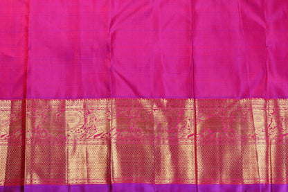 Traditional Design Kanjivaram Pure Silk Saree - Pure Zari - PVM 0318 1363 - Silk Sari - Panjavarnam