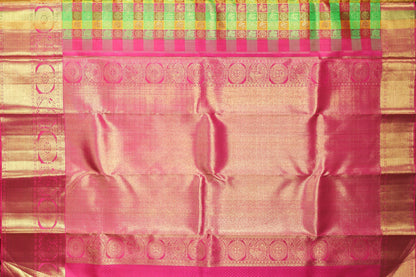Traditional Design Pure Silk Handwoven Kanjivaram Saree - Bridal Saree - PA 3705 Archives - Silk Sari - Panjavarnam