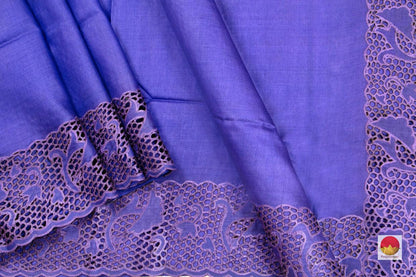 Tussar Silk Saree - Handwoven Pure Silk - Hand Cut Work - PT 654 - Tussar Silk - Panjavarnam