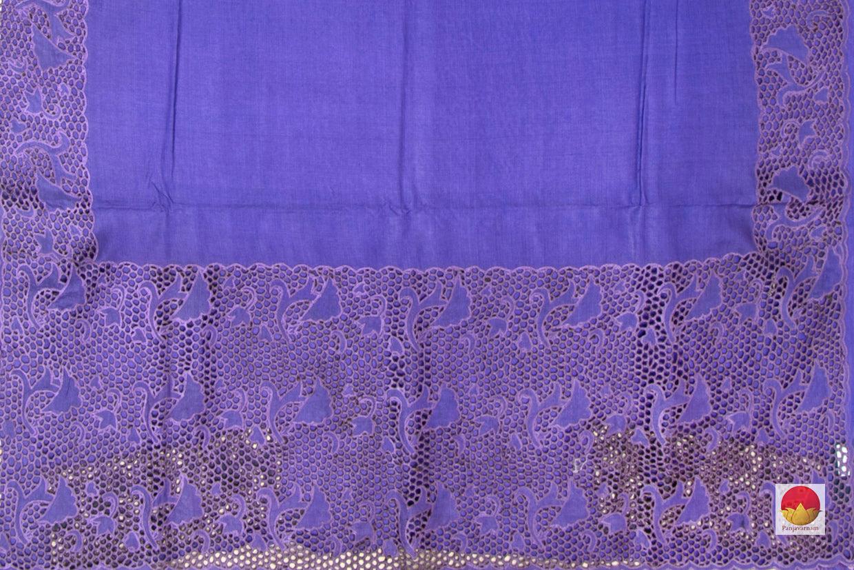Tussar Silk Saree - Handwoven Pure Silk - Hand Cut Work - PT 654 - Tussar Silk - Panjavarnam