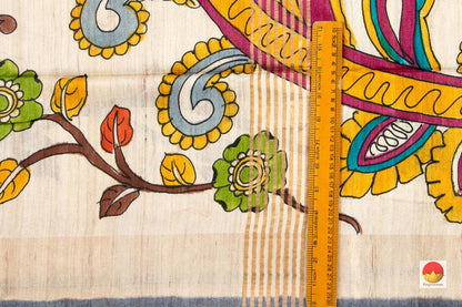 Tussar Silk Saree - Handwoven Pure Silk - PT 634 - Saris & Lehengas - Panjavarnam