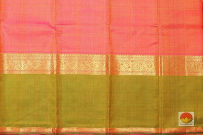 Veldhari Stripes - Handwoven Pure Silk Kanjivaram Saree - Pure Zari - PV G1661 Archives - Silk Sari - Panjavarnam