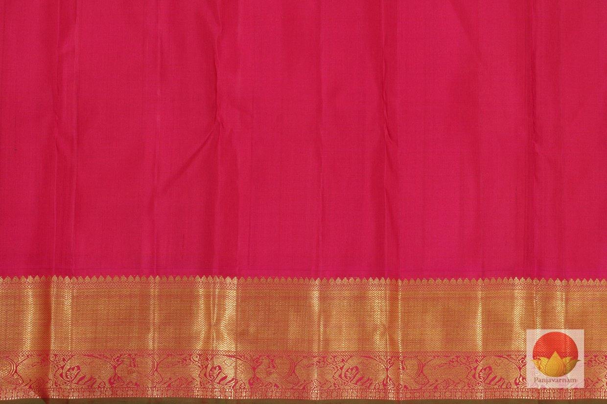Yellow & Pink - Handwoven Kanchipuram Silk Saree - Pure Silk - Pure Zari - PV J 983 Archives - Silk Sari - Panjavarnam